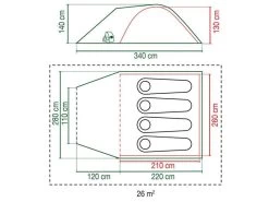Coleman Kobuk Valley 4 Plus BlackOut Koepeltent -Kampeeruitrusting 508075 508075 images other coleman kobuk valley 4 plus afmetingen ecommerce