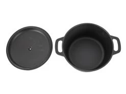 Merkloos Cast Iron 24 Cm Gietijzeren Braadpan -Kampeeruitrusting braadpan gietijzer 24cm 4 ecommerce 41fe