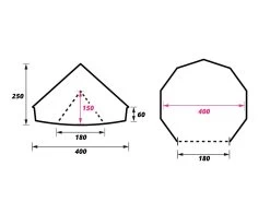 Obelink Sahara 400 Bell Tent 25 Obelink Sahara 400 Bell Tent -Kampeeruitrusting sahara 400 plattegrond ecommerce 0787 5